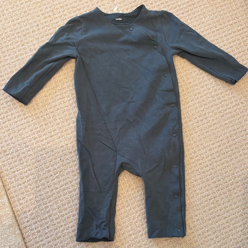 Cozy Charcoal Kids Footie
